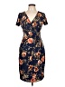 Gilli Floral Blue Cocktail Dress Size L - photo 1