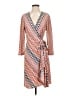 BCBGMAXAZRIA Print Orange Casual Dress Size S - photo 1