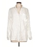 Sigrid Olsen 100% Linen Ivory Long Sleeve Button-Down Shirt Size L - photo 1
