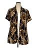 Liz McCoy Gold Blue Kimono Size 1X - photo 1