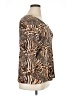 Westbound Animal Print Brown 3/4 Sleeve T-Shirt Size XL - photo 4