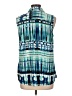 Dana Buchman 100% Polyester Teal Sleeveless Blouse Size L - photo 2