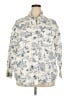 Old Navy 100% Cotton Print Ivory Long Sleeve Button-Down Shirt Size 2X - photo 1