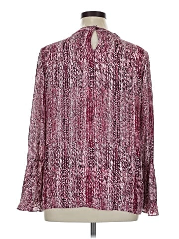 Roz & Ali Long Sleeve Blouse (view 2)