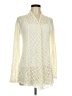 Belldini Ivory Long Sleeve Blouse Size M - photo 1