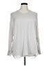CAbi 100% Polyester Silver Long Sleeve Top Size XL - photo 1