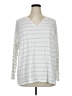 CAbi Silver Long Sleeve Top Size XL - photo 1