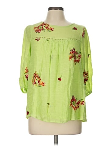 Figueroa & Flower 3/4 Sleeve Blouse (view 1)