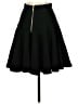 Milly Solid Black Casual Skirt Size XS (estimated) - photo 2
