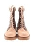 Coach 100% Leather Print Brown Tan Ankle Boots Size 8 1/2 - photo 2