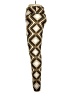 Just Fab Argyle Gold Leggings Size XL - photo 5
