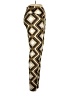 Just Fab Argyle Gold Leggings Size XL - photo 4