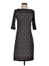 Max Studio Print Gray Casual Dress Size S - photo 1