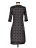 Max Studio Print Gray Casual Dress Size S - photo 2