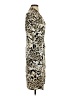 Chetta B Animal Print Tan Cocktail Dress Size 4 - photo 4