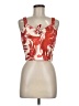 Boston Proper 100% Polyester Red Sleeveless Blouse Size 6 - photo 1