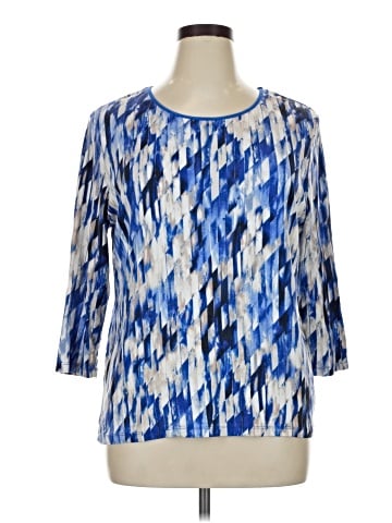 JM Collection 3/4 Sleeve Blouse (view 1)