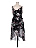 Soprano 100% Polyester Floral Black Cocktail Dress Size 1X - photo 1