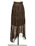 IRO Animal Print Brown Casual Skirt Size EU (FR) 34 / US 2 - photo 1