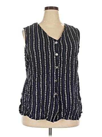 Harve Benard Sleeveless Blouse (view 1)