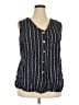 Harve Benard 100% Rayon Black Sleeveless Blouse Size 2X - photo 1
