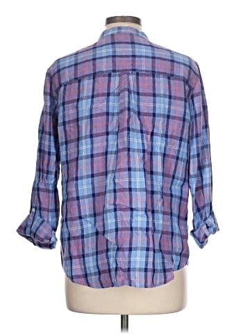 L.L.Bean 3/4 Sleeve Button-Down Shirt (view 2)