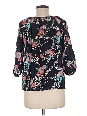 Yumi Kim 3/4 Sleeve Silk Top (view 2)