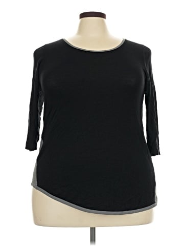 Lane Bryant Outlet 3/4 Sleeve T-Shirt (view 1)