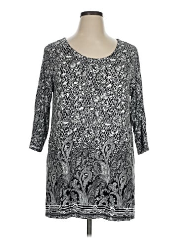 Jones & Co 3/4 Sleeve Blouse (view 1)