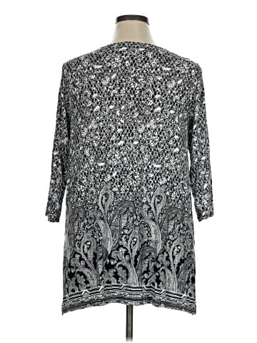 Jones & Co 3/4 Sleeve Blouse (view 2)