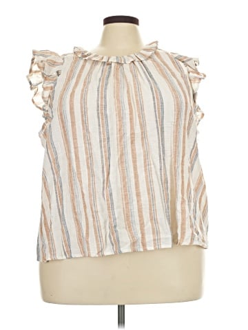 a.n.a. A New Approach Sleeveless Blouse (view 1)