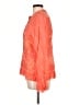 Johnny Was 100% Rayon Orange Long Sleeve Blouse Size L - photo 5