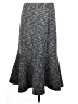 Lands' End Chevron-herringbone Gray Casual Skirt Size S - photo 2