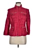 Per Se By Carlisle 100% Silk Red Jacket Size 8 - photo 1