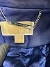 MICHAEL Michael Kors 100% Polyester Solid Blue Jacket Size XS - photo 6