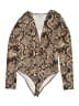 Trafaluc by Zara Animal Print Tan Bodysuit Size M - photo 1