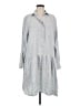 Grayson 100% Lyocell Gray Casual Dress Size Med (3) - photo 1