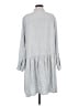 Grayson 100% Lyocell Gray Casual Dress Size Med (3) - photo 2