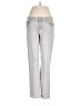 Eileen Fisher Chevron-herringbone Silver Jeans Size 6 - photo 1