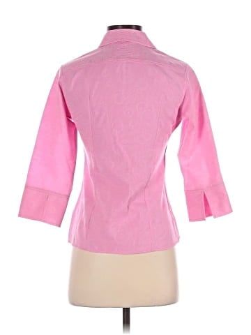 Thomas Pink 3/4 Sleeve Button-Down Shirt (view 2)