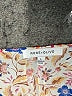 Rose + Olive 100% Rayon Orange Short Sleeve Blouse Size L - photo 7