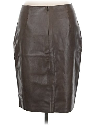 AKRIS Leather Skirt (view 2)