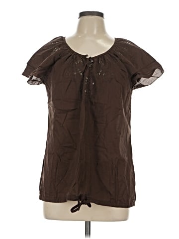 St. John's Bay Short Sleeve Blouse (view 1)