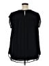 DR2 100% Polyester Black Sleeveless Blouse Size XL - photo 2