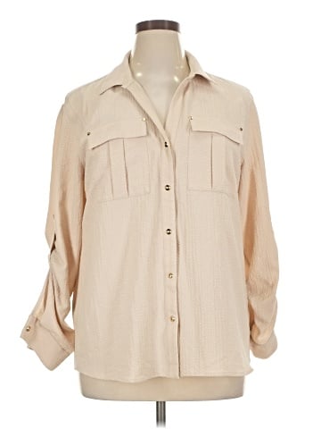 Halston 3/4 Sleeve Blouse (view 1)