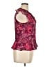 Worthington Burgundy Sleeveless Blouse Size 14 - photo 4