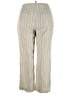 Kasper Stripes Ivory Casual Pants Size 18 - photo 2