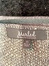 Marled by Reunited 100% Cotton Stars Silver Pullover Sweater Size XS - photo 7