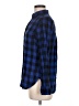 Old Navy Checkered-gingham Blue Long Sleeve Button-Down Shirt Size M - photo 5