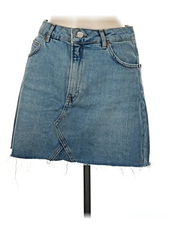 Topshop Denim Skirt (view 1)